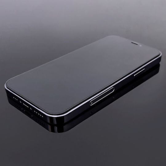 Wozinsky Case Friendly Vollkleber Vollflächig gehärtetes Glas Schwarz (TCL 306)