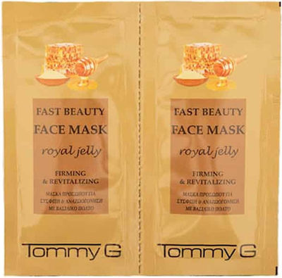 TommyG Fast Beauty Face Mask Royal Jelly 8ml 12τμχ