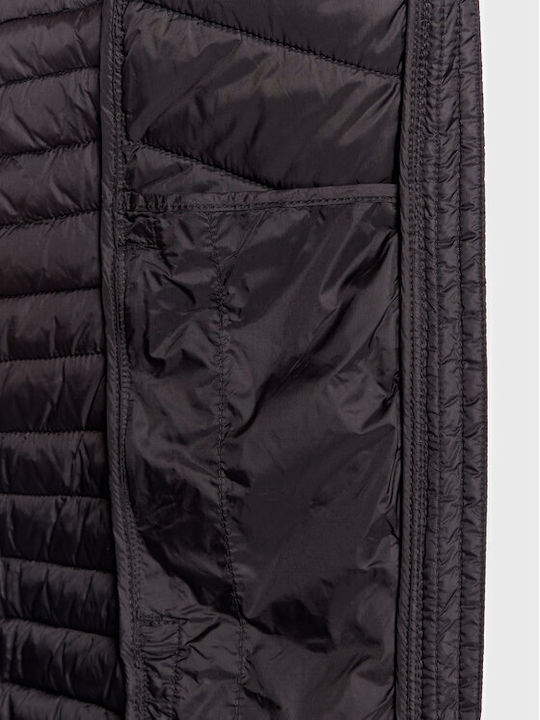 Scurtă Jachetă de femei Puffer Negru