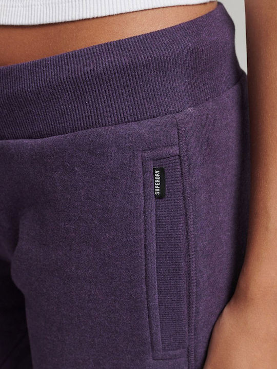 Vintage Logo Sweatpants Jogger Purple