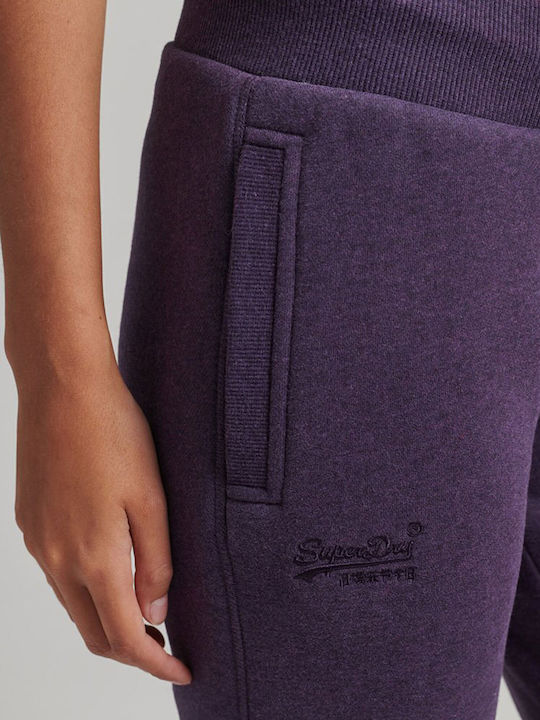 Vintage Logo Sweatpants Jogger Purple