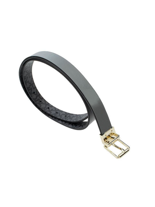 DKNY Reversible Δερμάτινη Γυναικεία Ζώνη Black / Char Combo