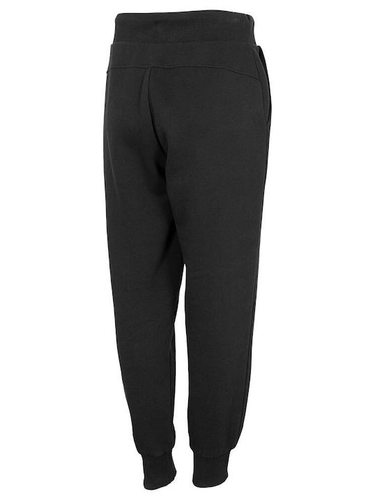 4F Pantaloni de trening pentru femei cu cauciuc Negru