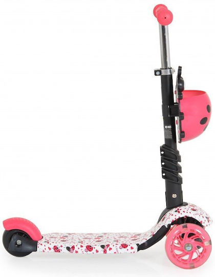 Moni Kids Scooter Lollipop 3-Wheel with Seat Fuchsia