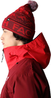 Knitted Beanie Cap Red