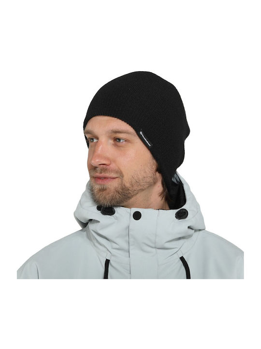 Beanie Ανδρικός Σκούφος Πλεκτός σε Μαύρο χρώμα
