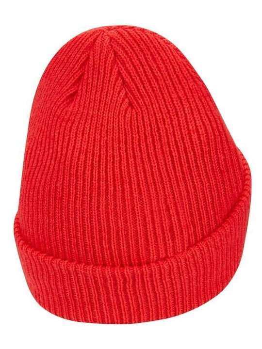 Nike Fisherman Ribbed Beanie Cap Red