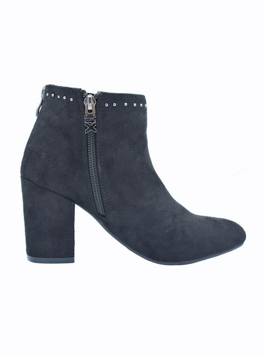 Xti Women's Ankle Boots with High Heel Black