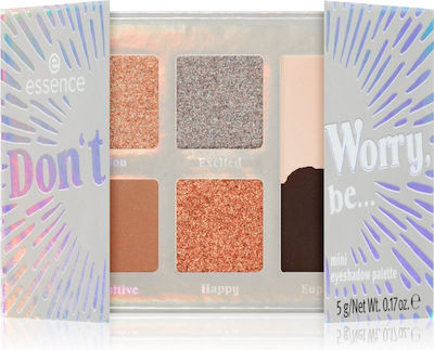 Essence Dont Worry Be Mini Eye Shadow Palette in Solid Form 5gr