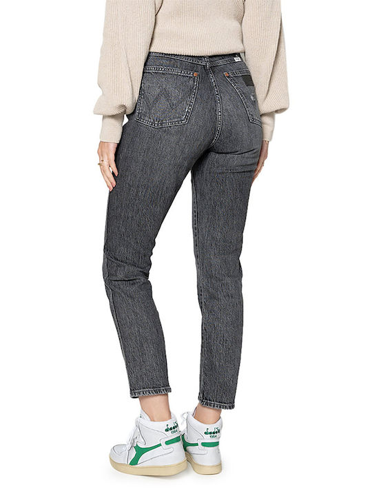 Wrangler Hoch tailliert Damenjeanshose in Boyfriend Passform Gray