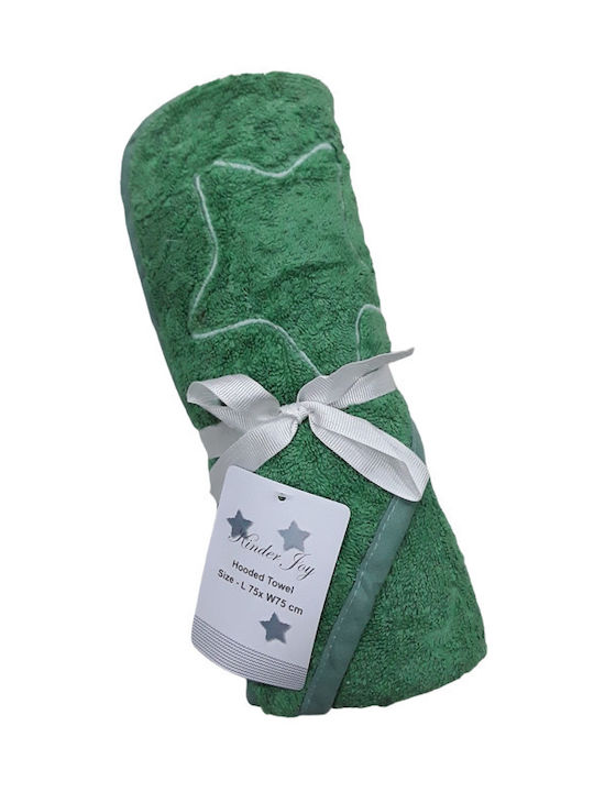 Beboulino Baby Bath Towel Bathrobe Hooded 75x75cm
