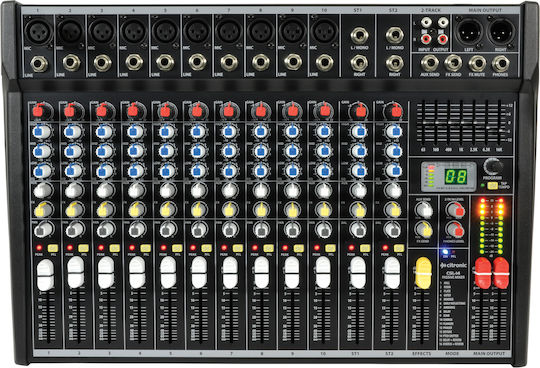 Citronic CSL-14 170.855UK Αναλογική Κονσόλα 14 Καναλιών με Phantom Power & 10 Εισόδους XLR