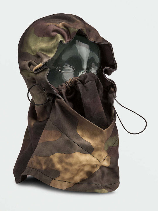 Volcom Hydro Fleece Hood Αθλητικό Full Face Καφέ