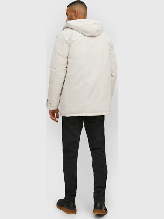 Winter Jacket Parka Ecru