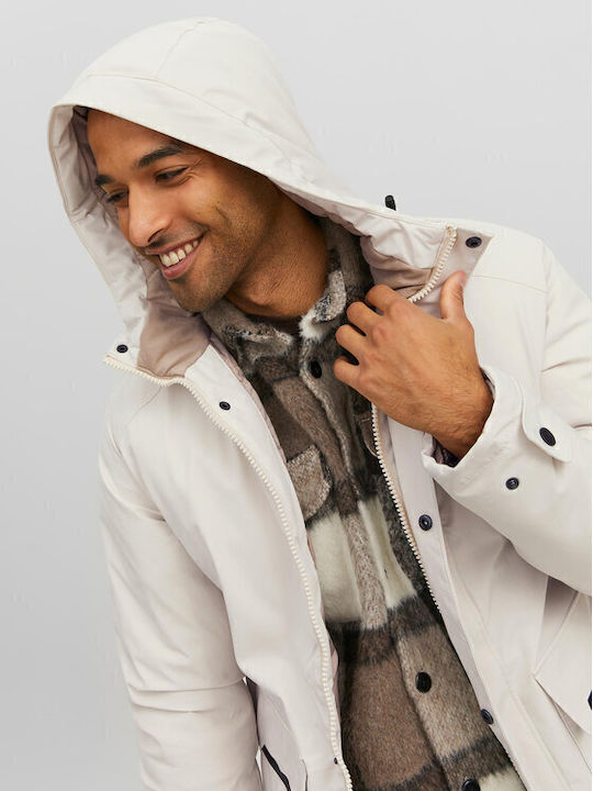 Winter Jacket Parka Ecru