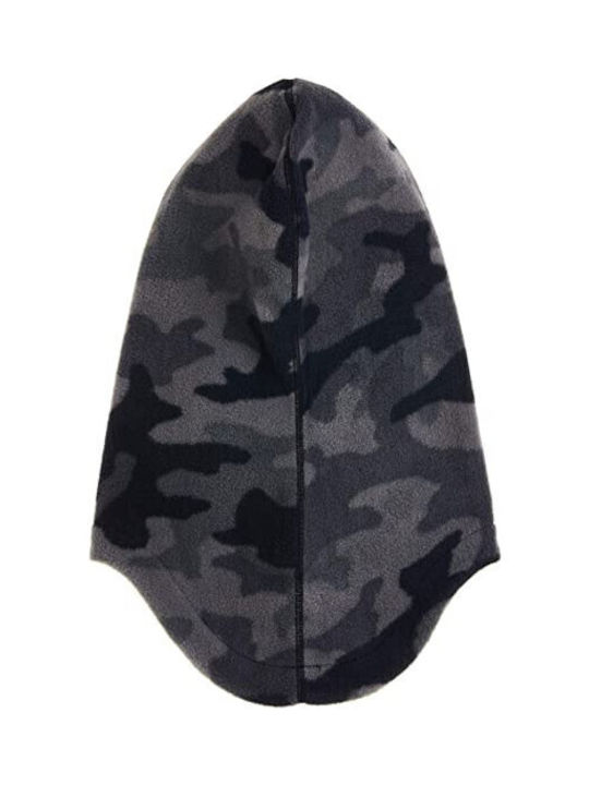 Frosty Trail Youth Kids Beanie Set Fleece Gray