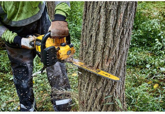 DEWALT Flexvolt Верижен Трион Бензинов 2.7 Конски Сили 5 Кг с Лама 45 См