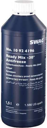 SWAG Ready for Use Engine Coolant for Car Blue 1.5lt