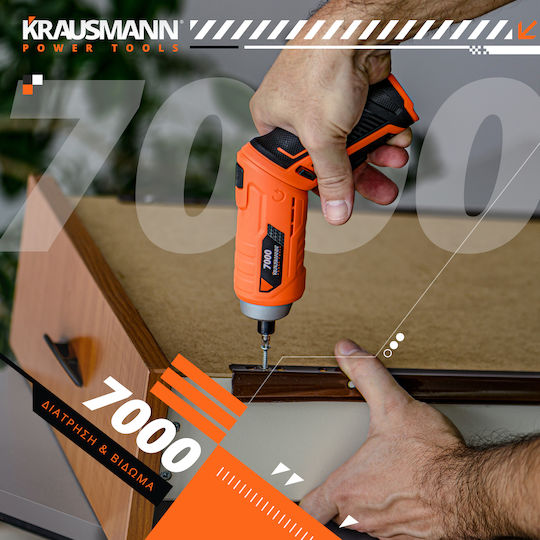 Krausmann Battery Screwdriver 3.7V 1x1.5Ah