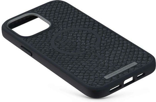 Njord Salmon Leather Back Cover Δερμάτινο 2mm Γκρι (iPhone 13 Pro Max)