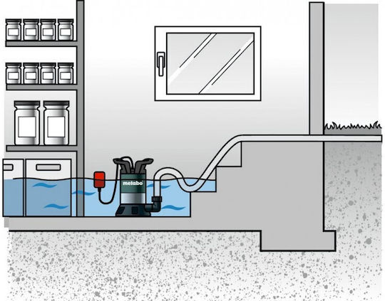 Metabo Μονοφασική Αντλία Ακαθάρτων / Λυμάτων 0.4hp με Φλοτέρ 0250750013