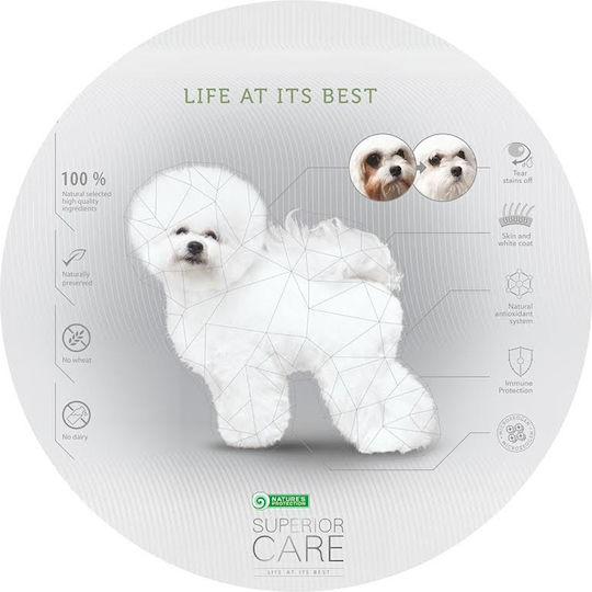 Nature's Protection Superior Care White Dogs 1.5kg Dry Food Grain-Free & Gluten-Free for Adult Small Breed Dogs with Salmon