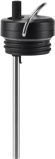 Klean Kanteen TKWide Ποτήρι Θερμός Ανοξείδωτο BPA Free 592ml Μαύρο με Καλαμάκι