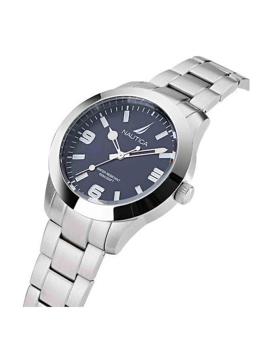 Nautica Pacific Beach Watch Battery with Metal Bracelet