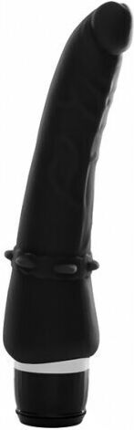 Seven Creations Silicone Classic Anal Vibrator Analvibrator Schwarz 21cm