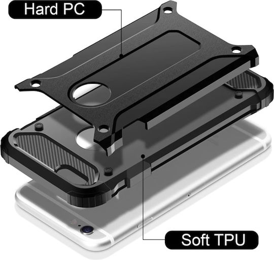 Sonique Heavy Armor Back Cover Σιλικόνης 2mm Μαύρο (Redmi Note 8T)