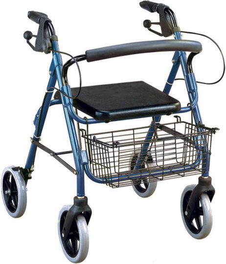 Alfa Care AC-330 Foldable Aluminum Rollator Blue