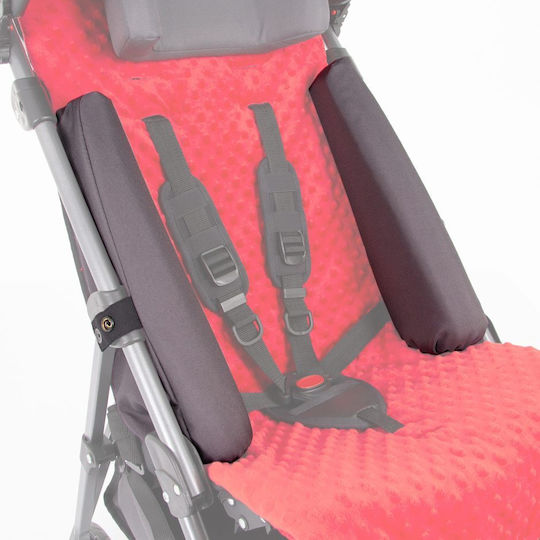 Akces-Med Mamalu Cărucior Pentru Copii Scaun Cu Rotile Copii Cărucior De Echitație 38cm Ruby