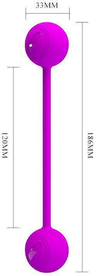Pretty Love Kegel Ball III Bile vaginale Violet