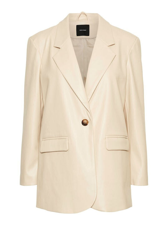 Vero Moda Olivia Γυναικείο Σακάκι Μπεζ