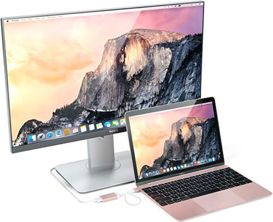 Satechi Convertor USB-C Masculin în HDMI Feminin Rose Gold