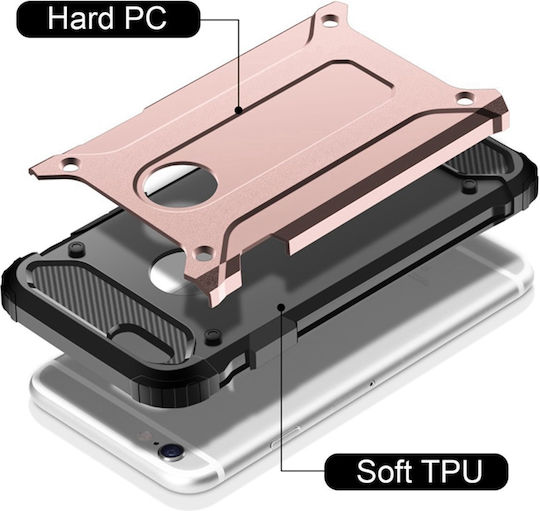 Sonique Heavy Armor Back Cover Σιλικόνης 2mm Ροζ Χρυσό (Redmi Note 11 / 11S 4G)