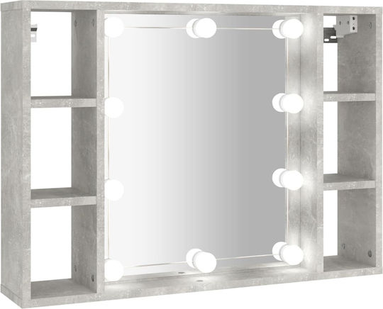 vidaXL Ορθογώνιος Led με Ντουλάπι, Ράφι & Υποδοχή Λαμπτήρα 76x55cm vidaXL Ορθογώνιος Led με Ντουλάπι, Ράφι & Υποδοχή Λαμπτήρα 76x55cm