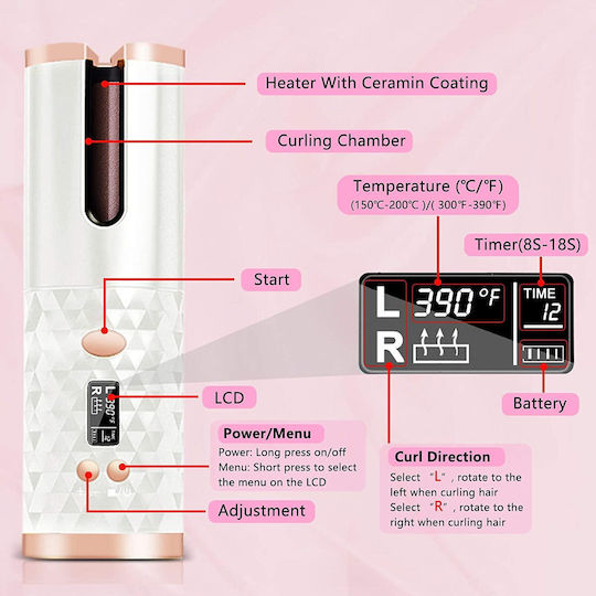 Andowl Ψαλίδι Μαλλιών για Μπούκλες Q-M600W