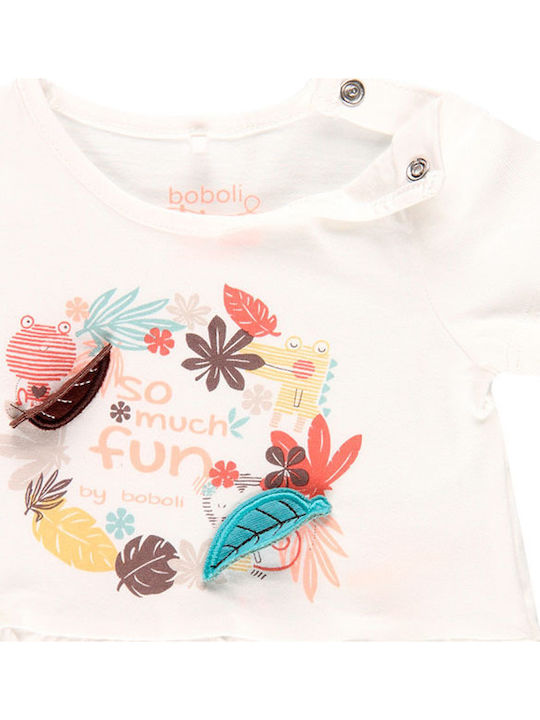 Kids' Set with Shorts Summer 2pcs White
