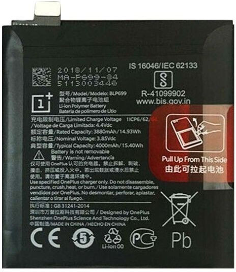 OnePlus Μπαταρία Αντικατάστασης 4000mAh για OnePlus 7 Pro
