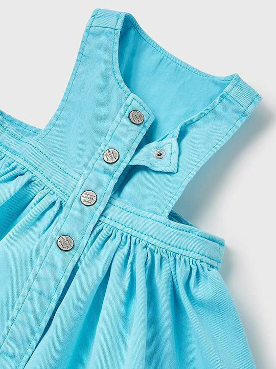 Ecofriends Mädchenkleider Denim Set aus 2 mit Hellblauem Top