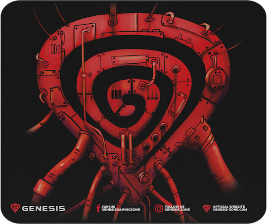 Genesis Pump Up The Game Gaming Mouse Pad (250mm) Μαύρο