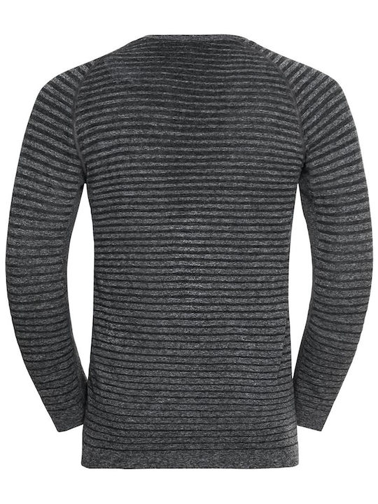 Odlo Essential Seamless Herren Thermo Langarmshirt Gray