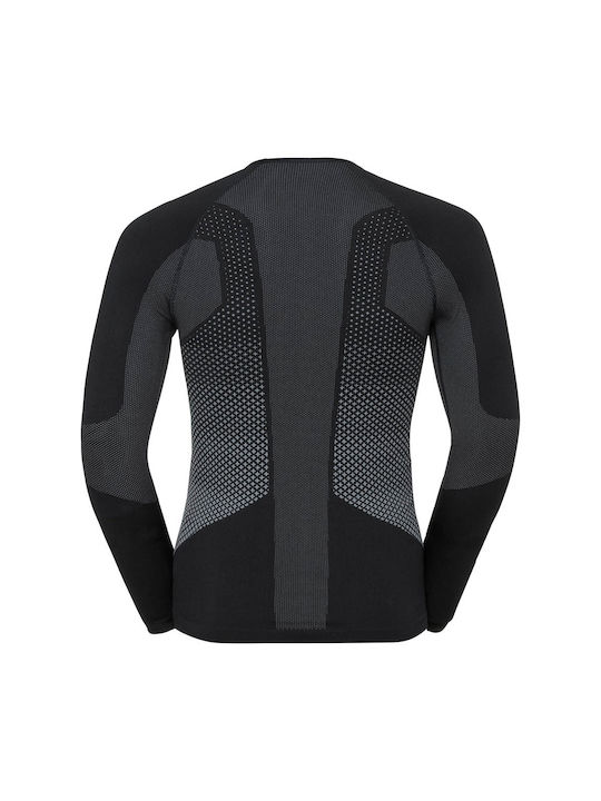 Odlo Warm Baselayer Bluza termică pentru bărbați cu mâneci lungi Negru