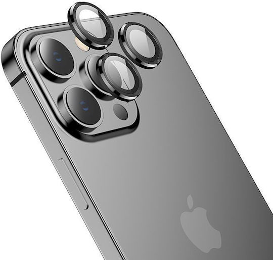 Hofi Camring PRO+ Kameraschutz Gehärtetes Glas Black für das iPhone 14 Pro / 14 Pro Max