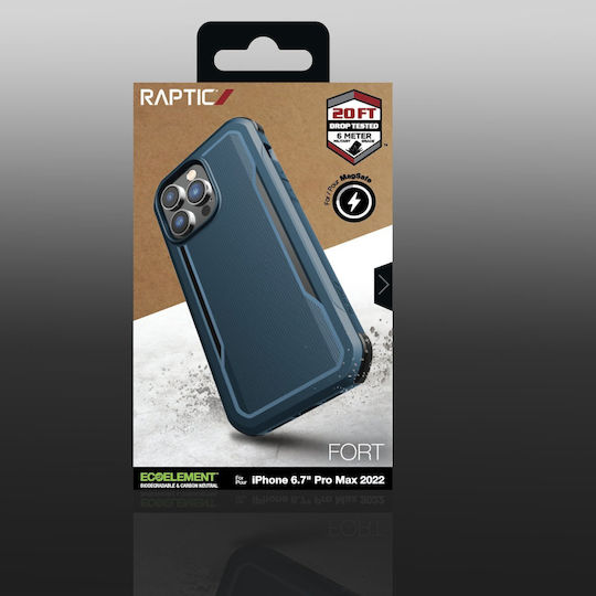 Raptic Fort Back Cover Πλαστικό Μπλε (iPhone 14 Pro Max)