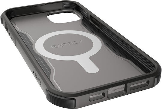 Raptic Fort Back Cover Πλαστικό / Σιλικόνης Μαύρο (iPhone 14 Pro Max)
