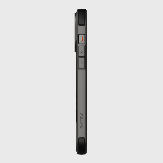 Raptic Fort Back Cover Πλαστικό / Σιλικόνης Μαύρο (iPhone 14 Pro Max)