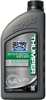 Bel-Ray Thumper Racing Works Synthetic Ester Συνθετικό Λάδι Μοτοσυκλέτας για Τετράχρονους Κινητήρες 10W-50 1lt