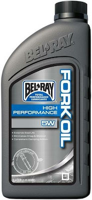 Bel-Ray High Performance Fork Motorcycle Suspension Oil 5W 1lt